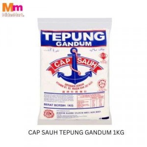 TEPUNG GANDUM CAP SAUH / ANCHOR BRAND WHEAT FLOUR 1KG