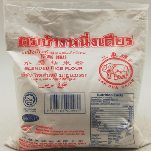 CAP DUA GAJAH  TEPUNG BERAS 1 X 500G