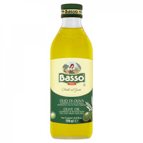 BASSO PURE OLIVE OIL 1 x 500ML 