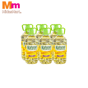 NATURAL SUNFLOWER OIL ENRICHED WITH VITAMIN E (6X3