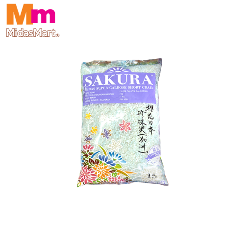 SAKURA IMPORTED JEPUN (JAPANESE) RICE (1KG)