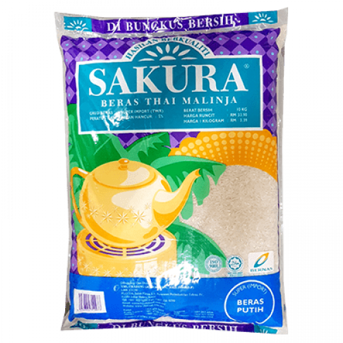 SAKURA THAI MALINJA 10%  X10KG