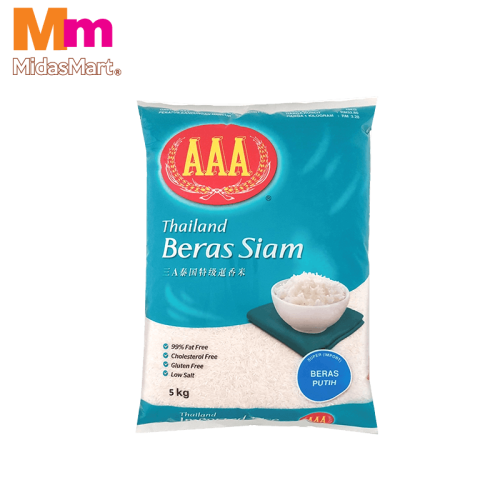 AAA SIAM SUPER IMPORTED WHITE RICE (5KG)