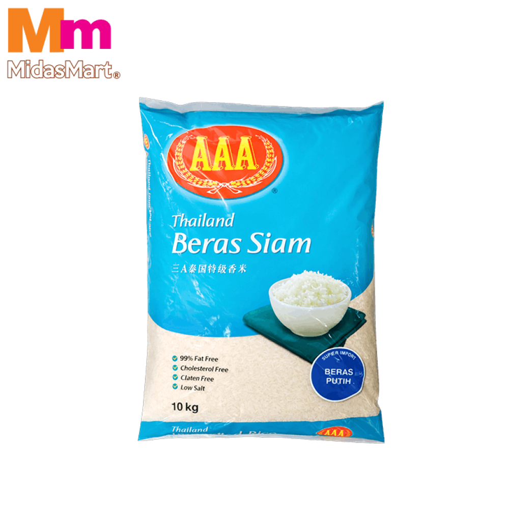 Super Aaa Rice SIAM SUPER 3A MERAH 1X10KG