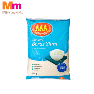 AAA SIAM SUPER IMPORTED WHITE RICE (10KG)