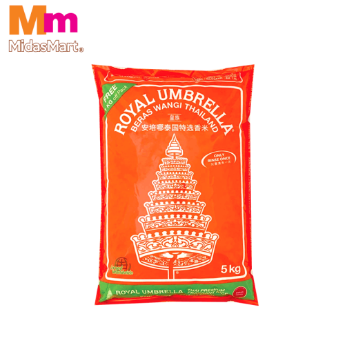ROYAL UMBRELLA THAI PREMIUM FRAGRANT RICE (5KG)