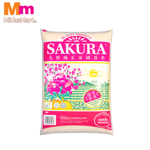 SAKURA ORIGANUM THAI FRAGRANT RICE (10KG)