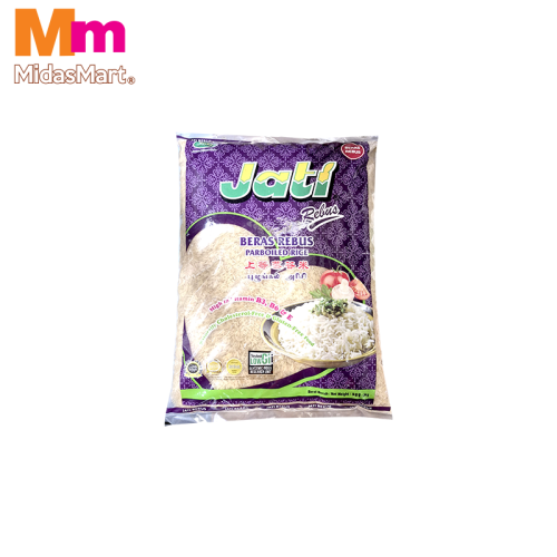 JATI PARBOILED RICE (BERAS REBUS) (5KG)