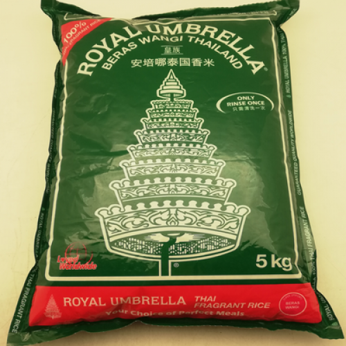 ROYAL UMBRELLA THAI FRAG. RICE 1X5KG