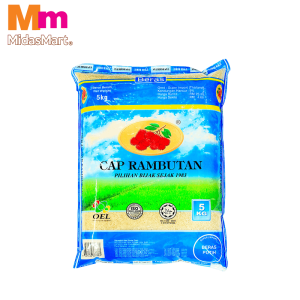 CAP RAMBUTAN 5% BROKEN WHITE RICE- BLUE PACK (5KG)