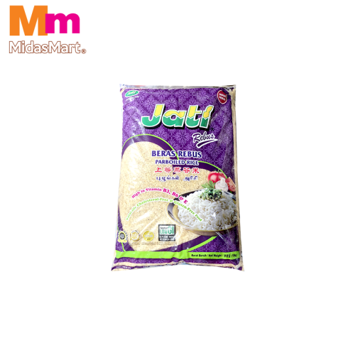 JATI PARBOILED RICE (BERAS REBUS) (10KG)