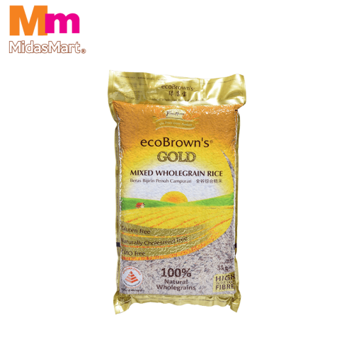 ECOBROWN'S GOLD MIXED WHOLEGRAIN RICE (5KG)