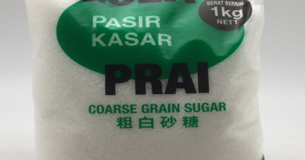 PRAI COARSE GRAIN SUGAR 1 X 1KG