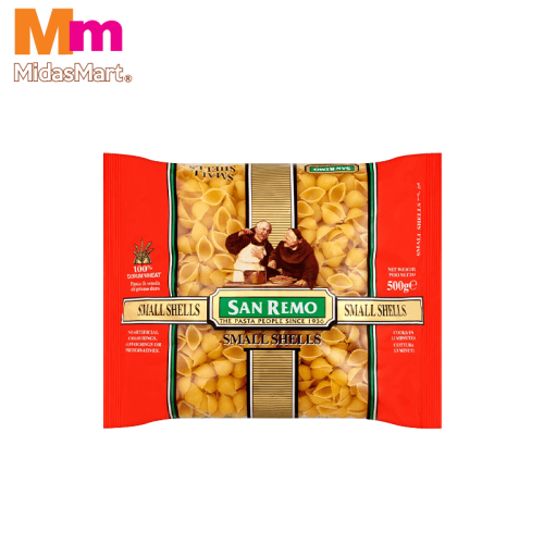 SAN REMO SMALL SHELLS PASTA (500G)