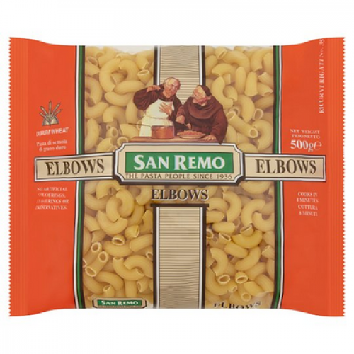 SAN REMO ELBOWS 1X500G