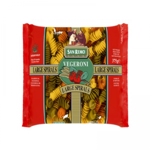 SAN REMO VEGERORANI SPIRALS 1X375G