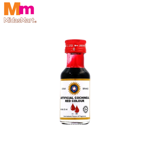 STAR BRAND COCHINEAL RED COLOURING (25ML)
