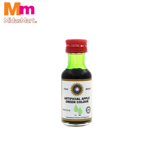 STAR BRAND APPLE GREEN COLOURING (25ML)