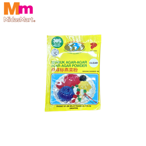 SWALLOW GLOBE AGAR-AGAR POWDER WHITE (10G)