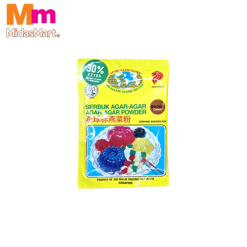 SWALLOW GLOBE AGAR-AGAR POWDER BROWN (10G)