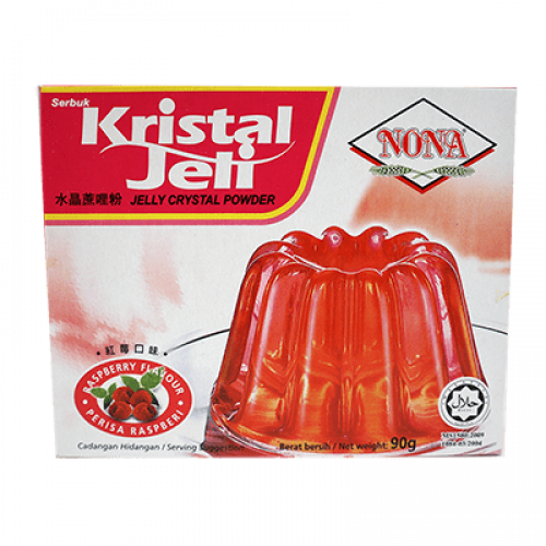 NONA CRYSTAL JELLY  RASPBERRY 1 x 90G   