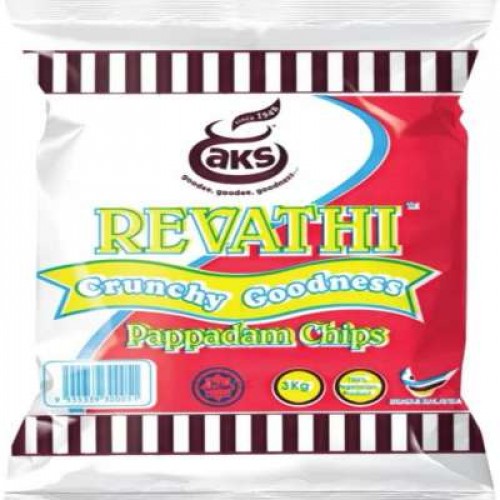 REVATHI PAPPADAM CHIPS 1 X 3KG