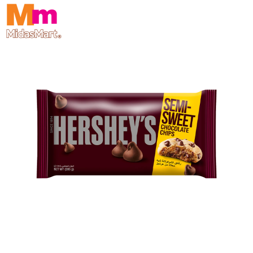 HERSHEY'S SEMI-SWEET CHOCOLATE BAKING CHIPS (285G)