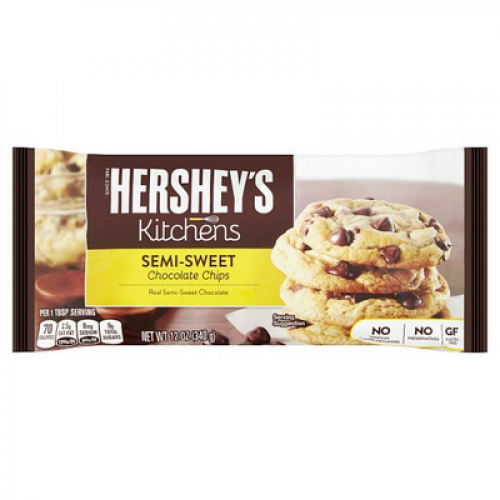 HERSHEY'S BAKING CHIPS SEMI SWEET 1X340G