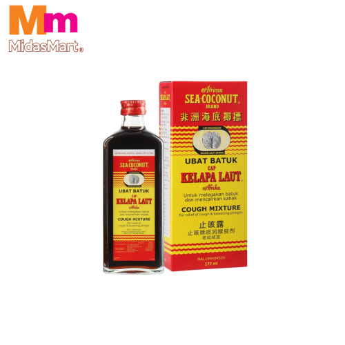 AFRICAN SEA-COCONUT BRAND COUGH MIXTURE SYRUP (177ML)