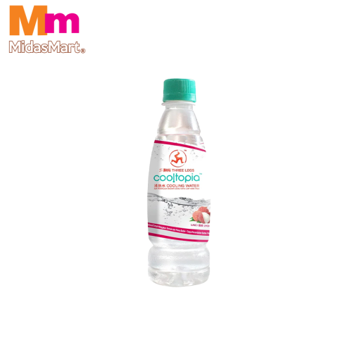 THREE LEGS COOLTOPIA COOLING WATER - LYCHEE FLAVOR (320ML)