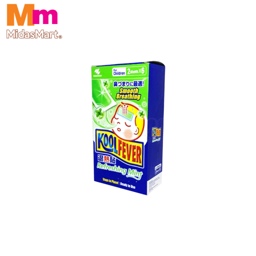 KOBAYASHI KOOLFEVER REFRESHING MINT GEL SHEETS (12 PIECES)