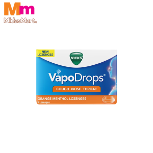 VICKS ORANGE COUGH DROPS (6'S)