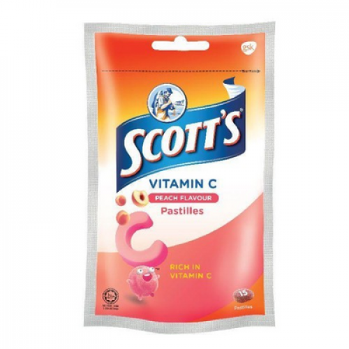 SCOTTS VITC PASTILE PEACH ZIPPER 1X15'S