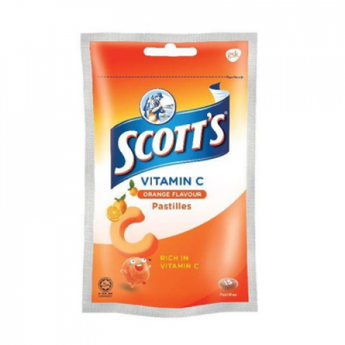 SCOTTS VITC PASTILE ORANGE ZIPPER 1X15'S 