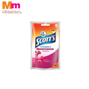 SCOTT'S VITAMIN C MIXED BERRIES PASTILLES - ZIPPER (15S)