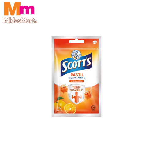SCOTT'S CHEWABLE GUMMIES ORANGE (15 PACK)