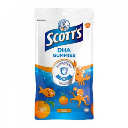 SCOTTS CHEW GUMMY ORANGE 1X15'S