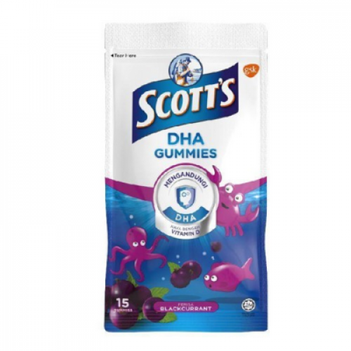 SCOTTS CHEW GUMMY B/CURRANT 1X15'S