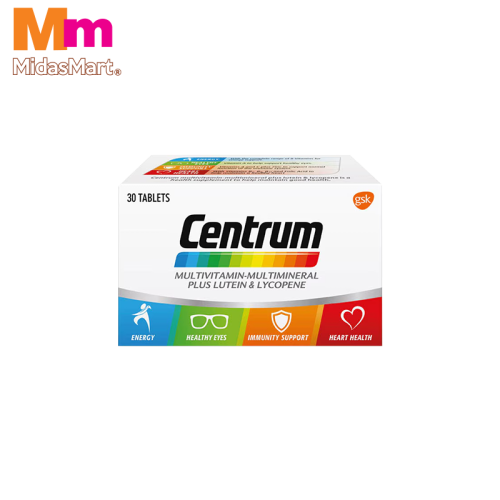 CENTRUM MULTIVITAMIN WITH LUTEIN & LYCOPENE (30 PACK)