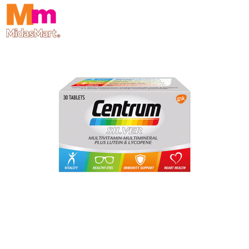 CENTRUM SILVER MULTIVITAMIN WITH LUTEIN & LYCOPENE (30 PACK)