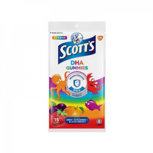 SCOTTS DHA GUMMIES ASST FLV 1X15'S