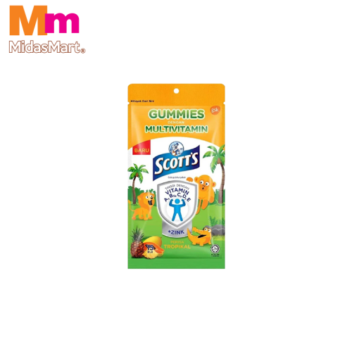 SCOTT'S MULTIVITAMIN GUMMIES TROPICAL (15 PACK)