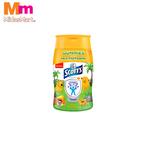 SCOTT'S MULTIVITAMIN GUMMIES TROPICAL (60 PACK)