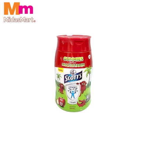 SCOTT'S MULTIVITAMIN GUMMIES APPLE (60 PACK)