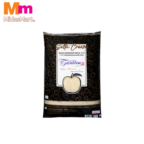 CARNATION APPLE SELLA CREAM BASMATI RICE (5KG)