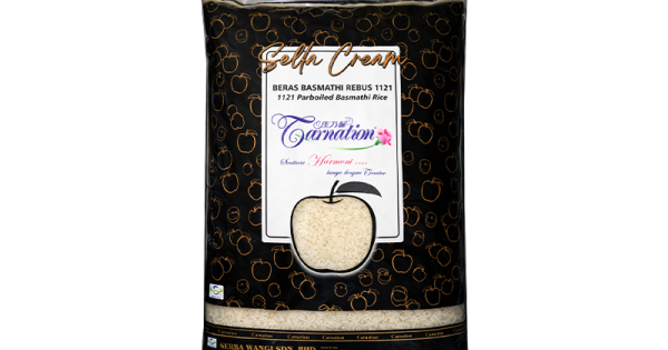 CARNATION APPLE SELLA CREAM BASMATI RICE (5KG)