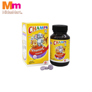 CHAMPS VITAMIN C 100MG BLACKCURRANT (100 PACK)