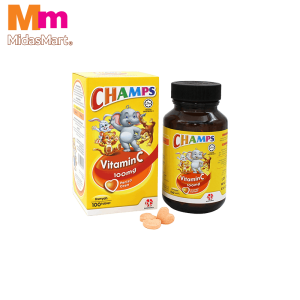 CHAMPS VITAMIN C 100MG ORANGE (100 PACK)