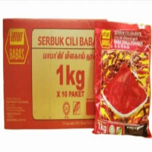 BABA'S CHILLI POWDER 10x1KG BABA'S CHILLI POWDER 10x1KG