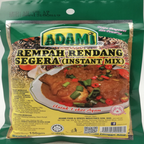 ADAMI REMPAH RENDANG SEGERA 1X150G